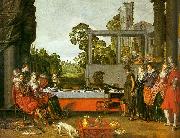 BUYTEWECH, Willem Banquet in the Open Air oil painting picture wholesale
